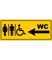 PF1636 - Kadın Erkek Engelli WC Solda