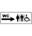PF1638 - Kadın Erkek Engelli WC Sağda