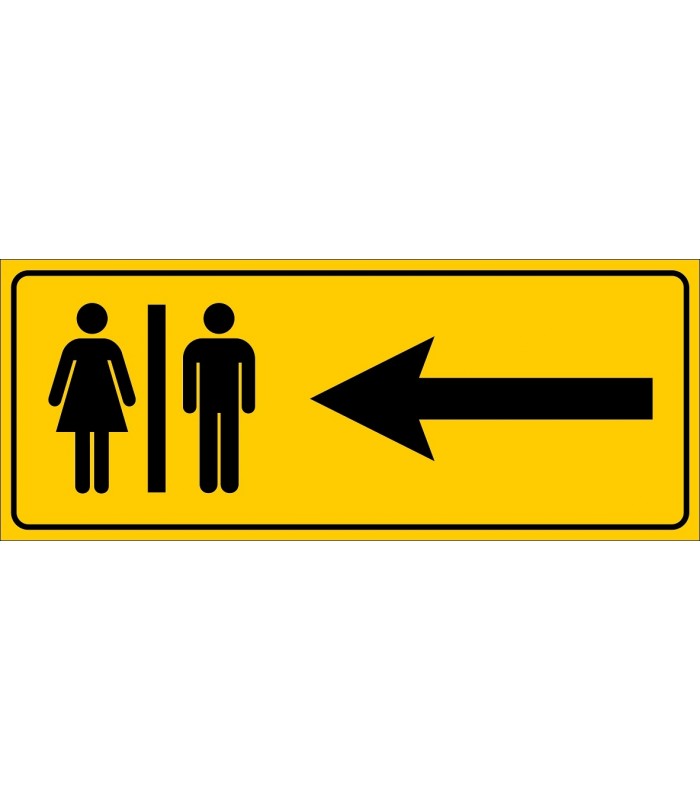 PF1612 - Kadın Erkek Tuvaletler Solda