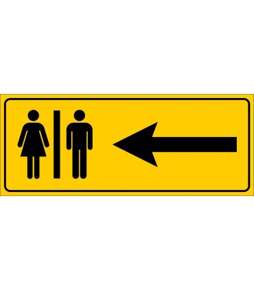 PF1612 - Kadın Erkek Tuvaletler Solda