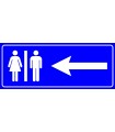 PF1597 - Kadın Erkek Tuvaletler Solda