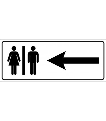 PF1598 - Kadın Erkek Tuvaletler Solda