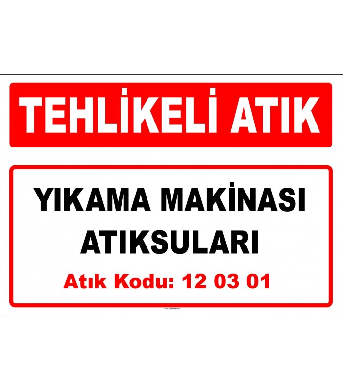 A120301-1 - Yıkama Makinası Atıksuları