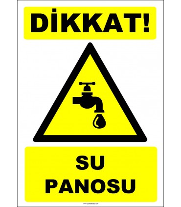 PF1756 - Dikkat Su Panosu