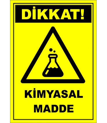 PF1758 - Dikkat! Kimyasal Madde