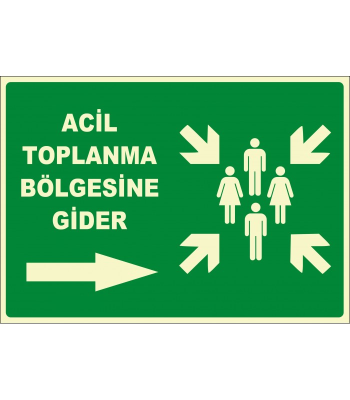 PF1765 - Acil Toplanma Bölgesine Gider, Sağ yön