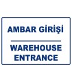 PF1774 - Türkçe İngilizce Ambar Girişi, Warehouse entrance