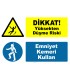 PF1792 - Dikkat! Yüksekten Düşme Riski, Emniyet Kemeri Kullan