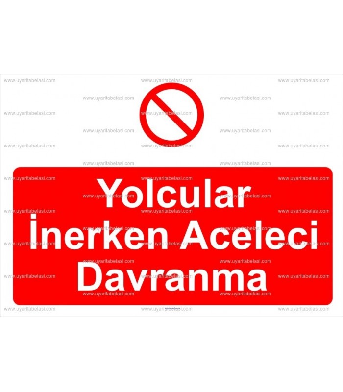 AYT 2019 - Yolcular inerken aceleci davranma