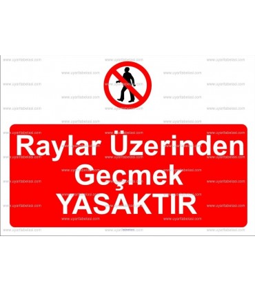 AYT 2033 - Raylar üzerinden geçmek yasaktır