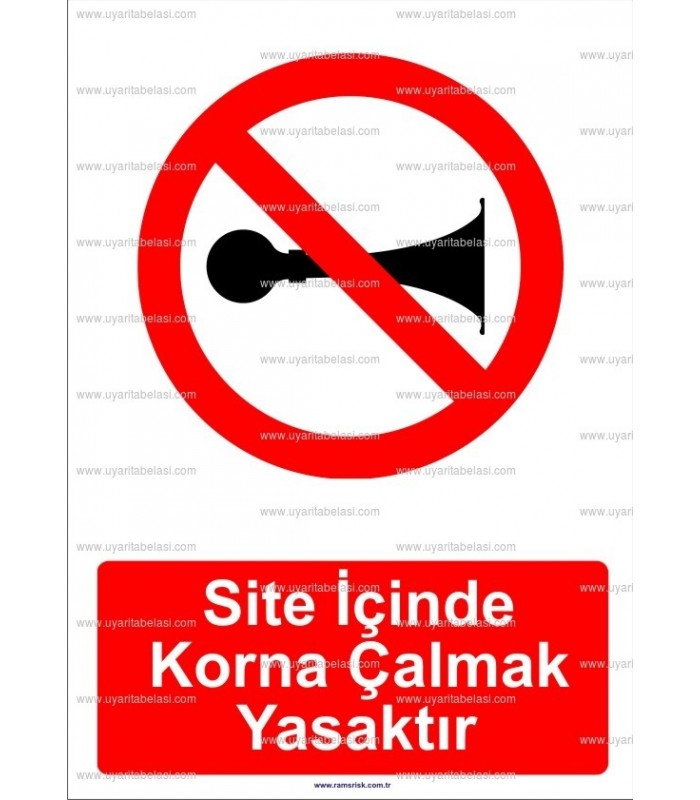 AYT 2068 - Site içinde korna çalmak yasaktır