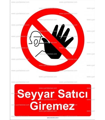 AYT 2070 - Seyyar satıcı giremez