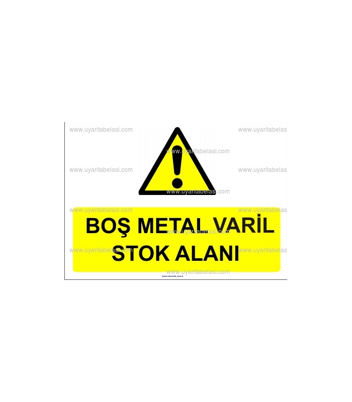 GI 1132 - Boş metal varil stok alanı