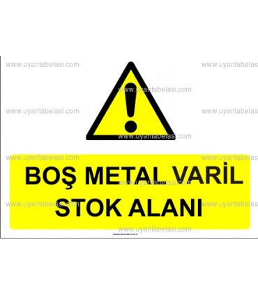 GI 1132 - Boş metal varil stok alanı