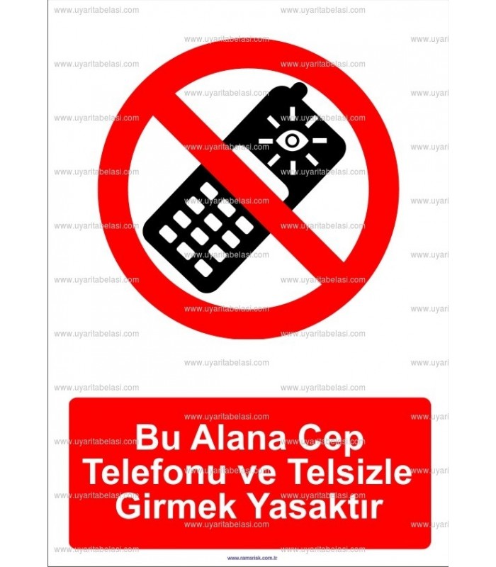 GI 2088 -Bu alana cep telefonu ve telsizle girmek yasaktır
