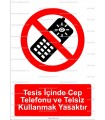 GI2089 -Tesis içinde telsiz ve cep telefonu kullanmak yasaktır