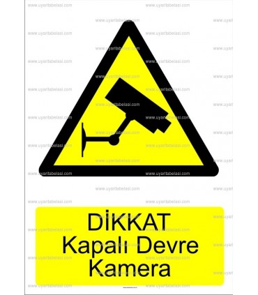 GI 1010 - Dikkat kapalı devre kamera