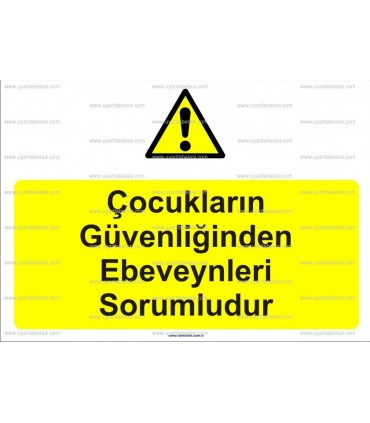 KT 1058 - Çocukların güvenliğinden ebeveynleri sorumludur