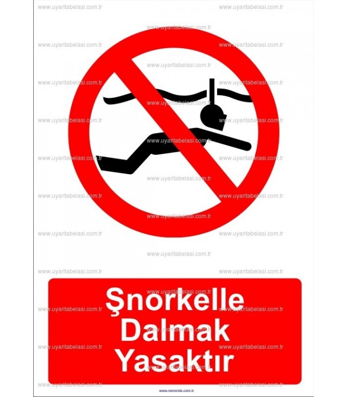 KT 2040-Şnorkelle dalmak yasaktır