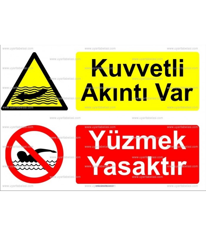 KT 4047-Kuvvetli akıntı var.Yüzmek yasaktır