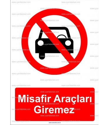 AYT-2062-Misafir araçları giremez