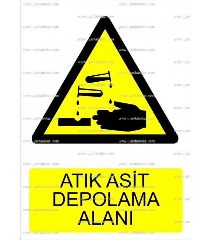  A 1025 - Atık asit depolama alanı