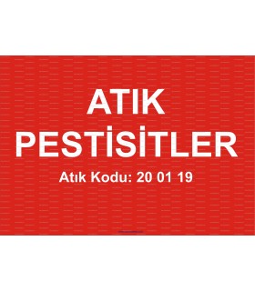  A 1194 - Atık pestisitler, 20 01 19