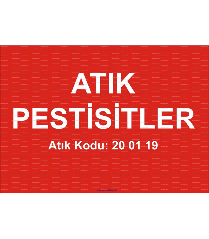  A 1194 - Atık pestisitler, 20 01 19