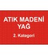 A 1207 - Atık madeni yağ, 2. kategori