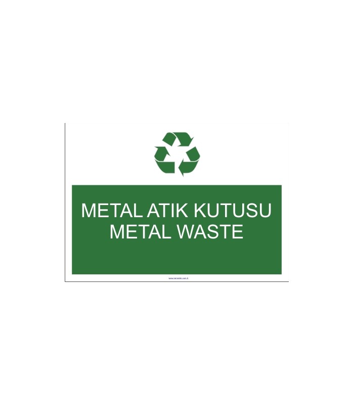  A 1172 - Metal atık kutusu, metal waste