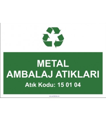 A 1177 - Metal ambalaj atıkları, 15 01 04