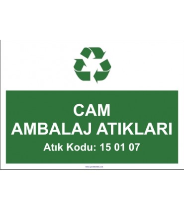A 1180 - Cam ambalaj atıkları, 15 01 07
