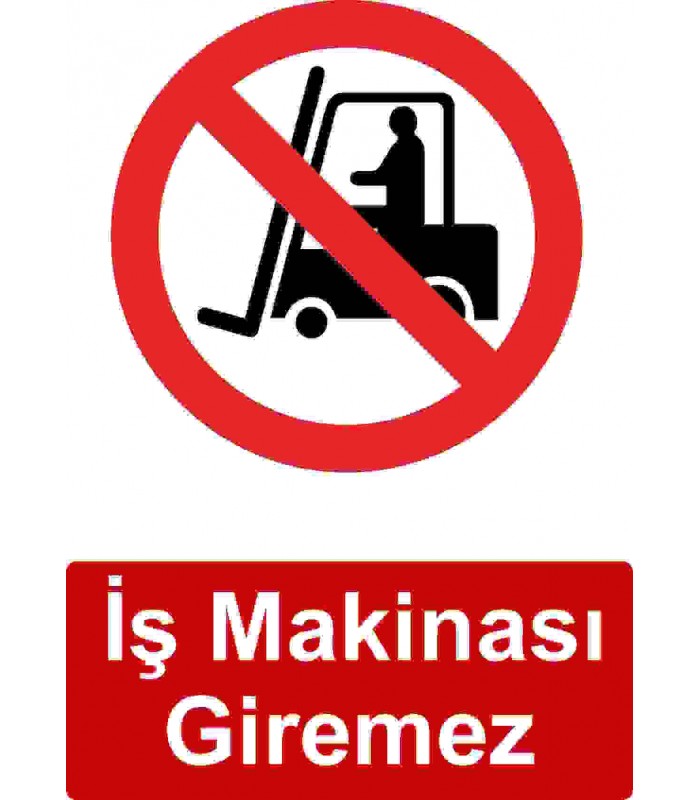 GI 5012 - İş makinası giremez