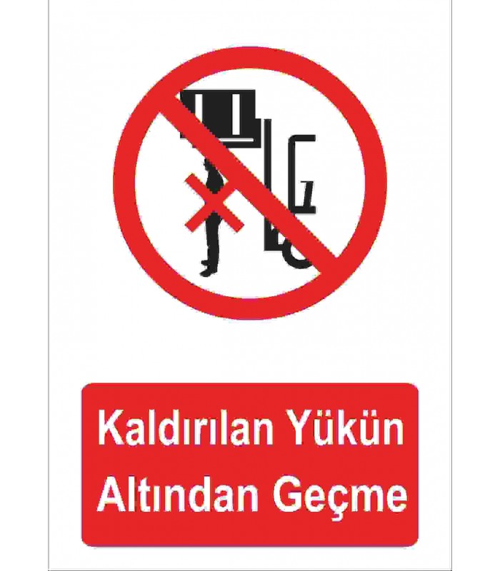 GI 5026 - Kaldırılan yükün altından geçme