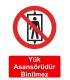 ME 5044 - Yük asansörüdür, binilmez