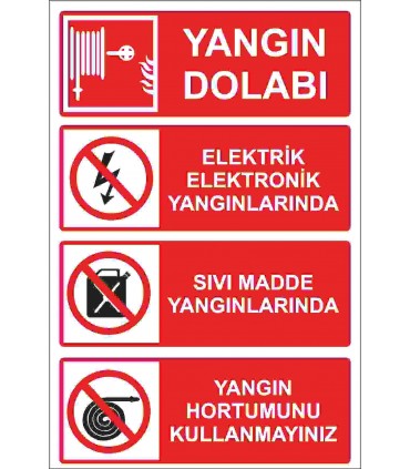 YM 5003 - Yangın dolabı tabelası