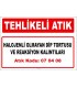 A 070408 - Diğer dip tortusu ve reaksiyon kalıntıları