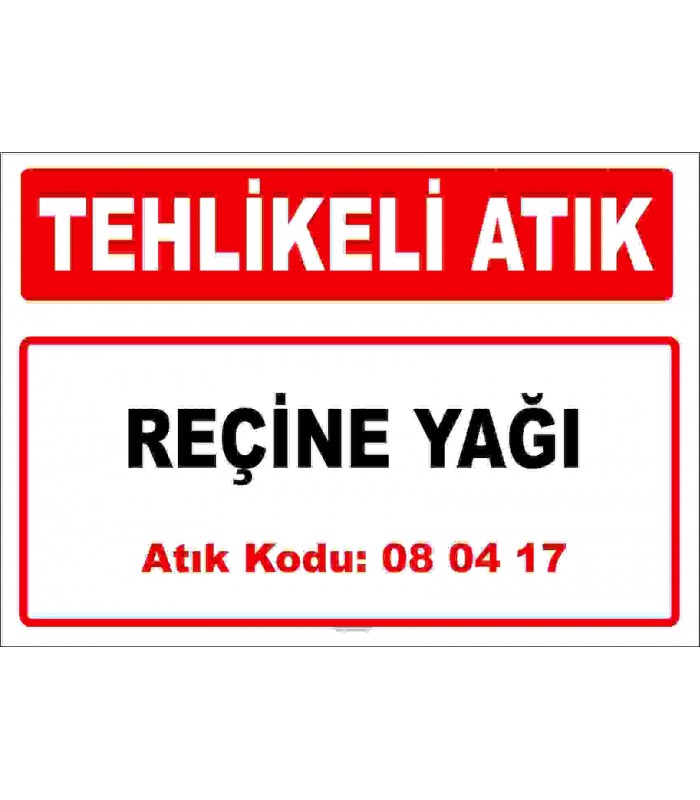 A 080417 - Reçine yağı