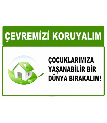 AT 1003 - Çevremizi koruyalım, Çocuklarımıza yaşanabilir bir dünya bırakalım