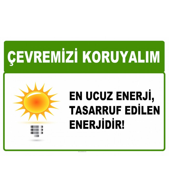 AT 1018 - Çevremizi koruyalım, En ucuz enerji, tasarruf edilen enerjidir