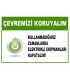 AT 1024 - Çevremizi koruyalım, Kullanmadığımız zamanlarda elektrikli ekipmanları kapatalım