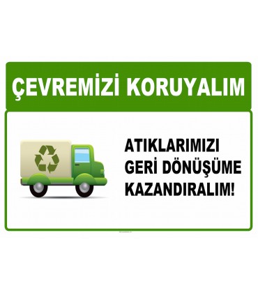 AT 1027 - Çevremizi koruyalım, Atıklarımızı geri dönüşüme kazandıralım