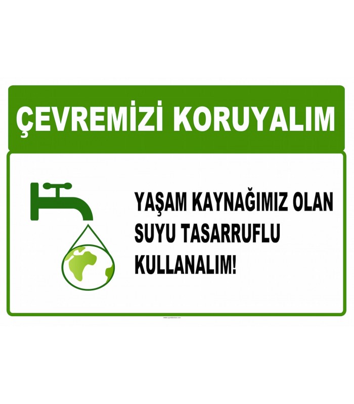 AT 1039 - Çevremizi koruyalım, Yaşam kaynağımız olan suyu tasarruflu kullanalım