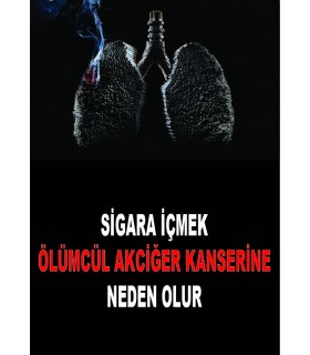 AT 1078 - Sigara İçmek Ölümcül Akciğer Kanserine Neden Olur