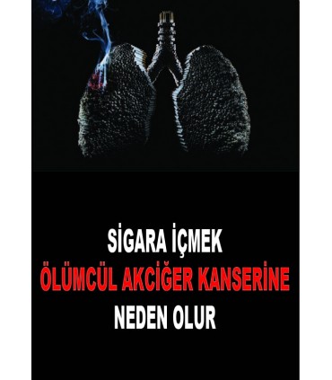 AT 1078 - Sigara İçmek Ölümcül Akciğer Kanserine Neden Olur