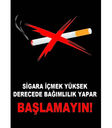 AT 1049 - Sigara İçmek Yüksek Derecede Bağımlılık Yapar, Başlamayın