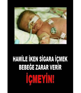 AT 1075 - Hamile İken Sigara İçmek Bebeğe Zarar Verir, İçmeyin