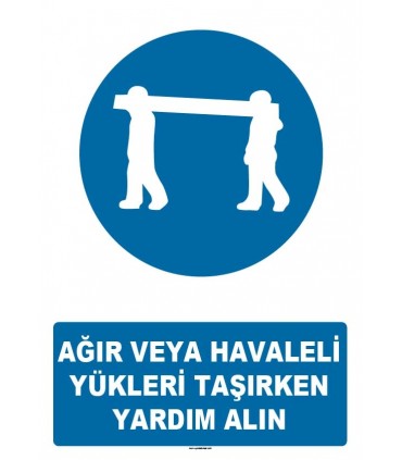 AT 1087 - Ağır veya Havaleli Yükleri Taşırken Yardım Alın