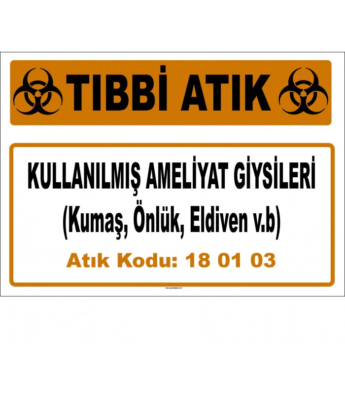 A 180103-5 - Kullanılmış Ameliyat Giysileri