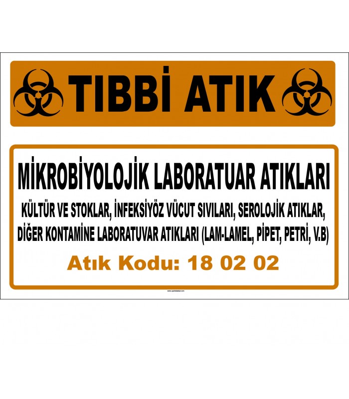 A 180202-3 - Mikrobiyolojik Laboratuar Atıkları